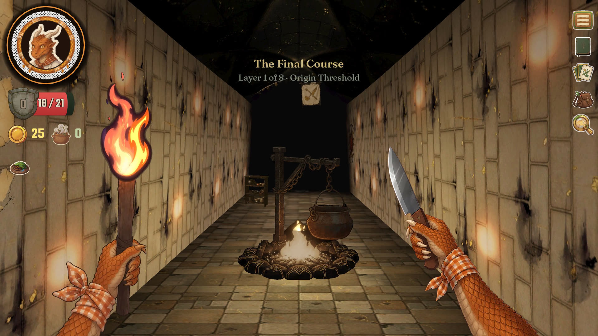 Camp pot in the Final Course
