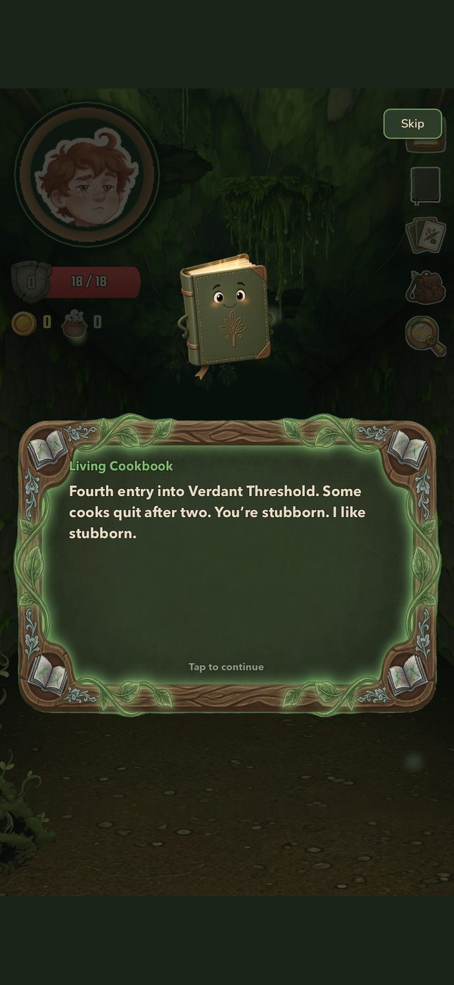 Verdant corridor and Living Cookbook